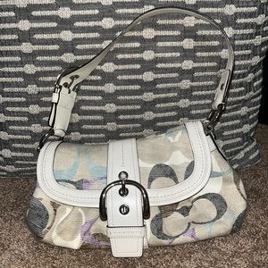 Coach handbag with C logos